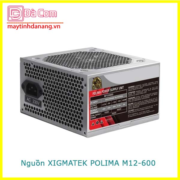 Nguồn Xigmatek Polima M12-600-2 Nguồn Xigmatek Polima M12-600-2