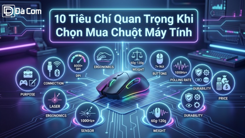 10 Tiêu Chí Quan Trọng Khi Chọn Mua Chuột Máy Tính-1
