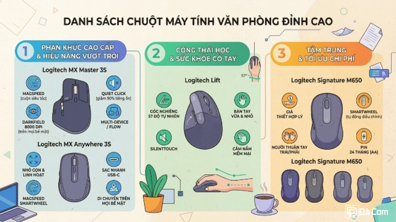 Top Chuột Máy Tính Được Dân Văn Phòng Ưa Chuộng-2