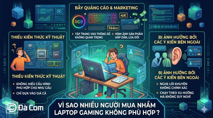 Vì Sao Nhiều Người Mua Nhầm Laptop Gaming Không Phù Hợp-1