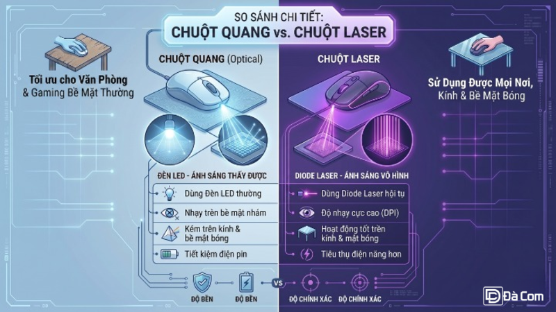 Chuột Quang Khác Gì So Với Chuột Laser-2