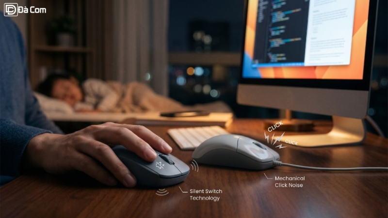 Có Nên Chọn Chuột Silent Không Tiếng Click-2