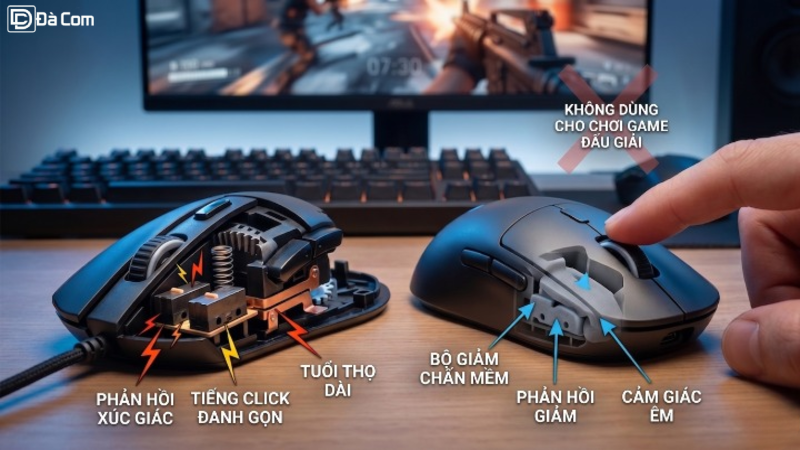 Có Nên Chọn Chuột Silent Không Tiếng Click-3