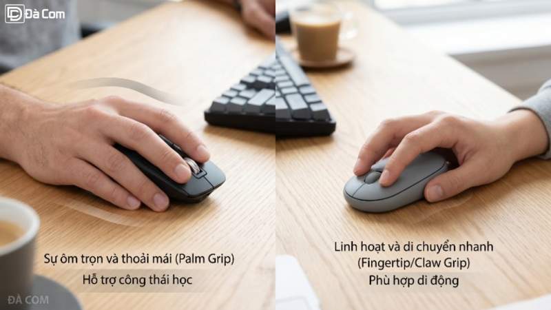 So Sánh Chuột Mini Và Chuột Full Size-3