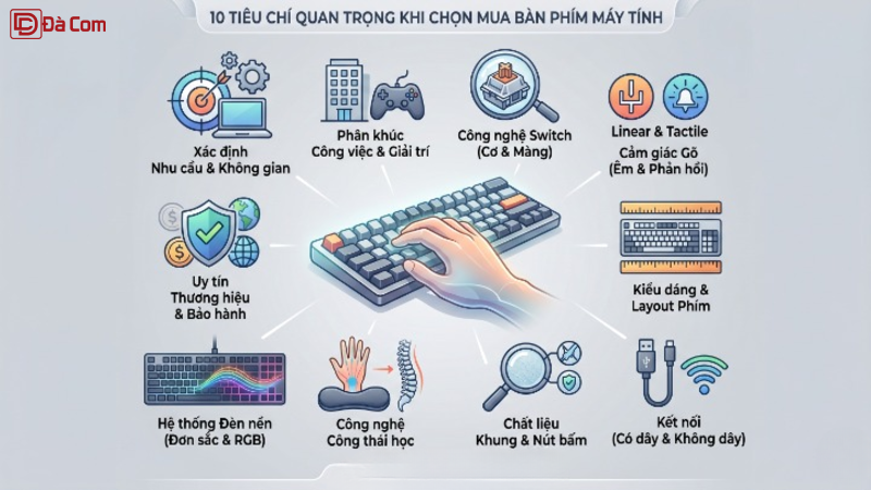 10 Tiêu Chí Quan Trọng Khi Chọn Mua Bàn Phím Máy Tính-2