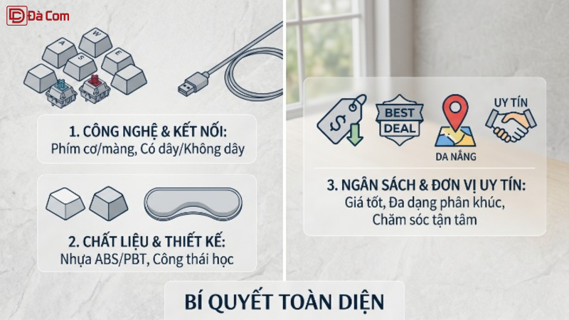 Bí Quyết Chọn Bàn Phím Máy Tính Bền, Đẹp, Giá Tốt-2