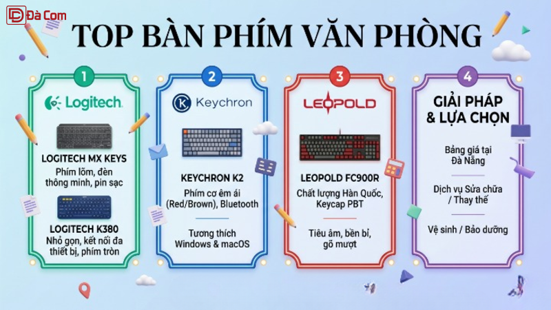 Top Bàn Phím Máy Tính Được Dân Văn Phòng Ưa Chuộng-2