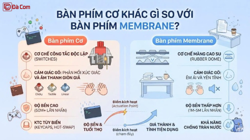 Bàn Phím Cơ Khác Gì So Với Bàn Phím Membrane_-2