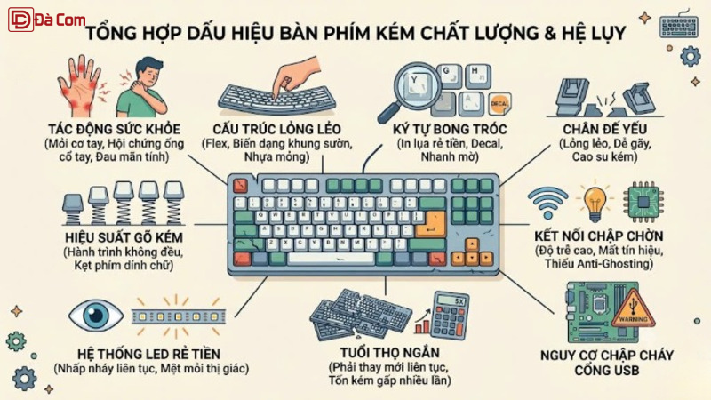 Những Dấu Hiệu Nhận Biết Bàn Phím Kém Chất Lượng-2