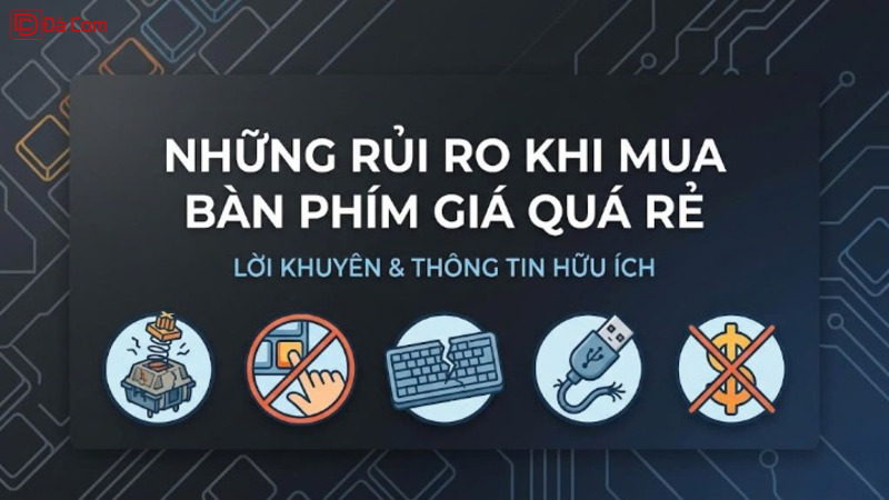 Những Rủi Ro Khi Mua Bàn Phím Giá Quá Rẻ-1