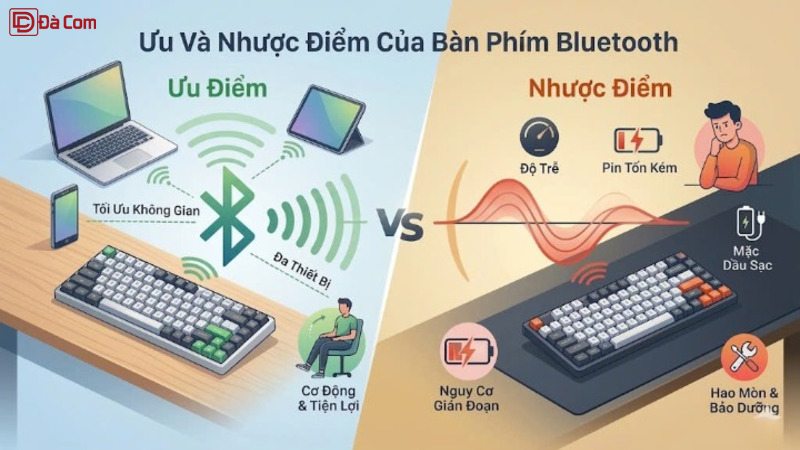 Ưu Và Nhược Điểm Của Bàn Phím Bluetooth-2